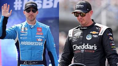 Denny Hamlin and Kyle Busch