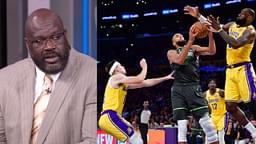 Shaquille O'Neal (L), Lakers v Wolves Game 5 (R)