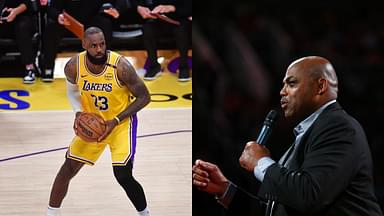 LeBron James (L), Charles Barkley (R)