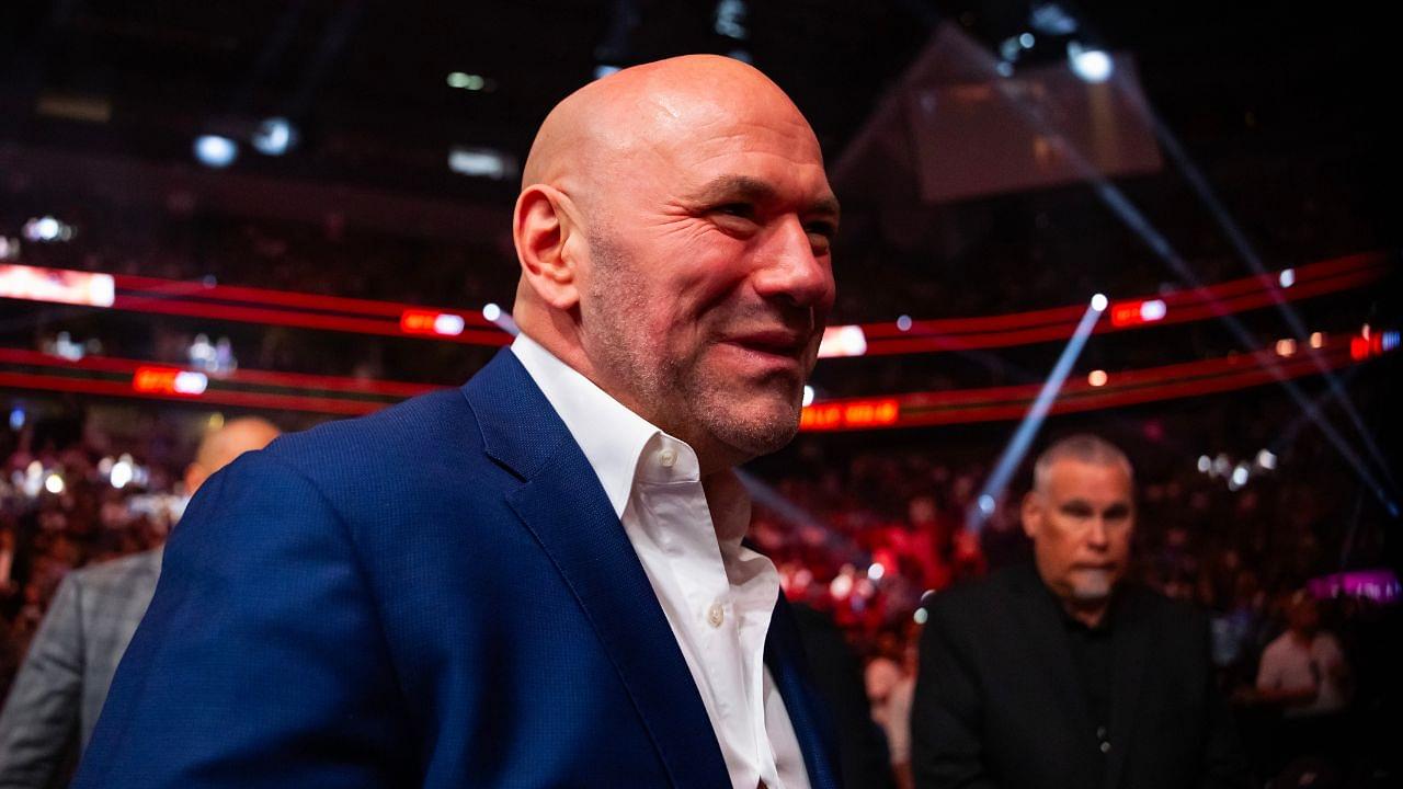 UFC president Dana White in attendance during UFC 300 at T-Mobile Arena.