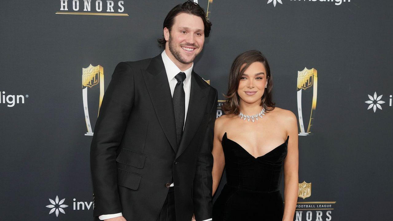 Josh Allen and Hailee Steinfeld