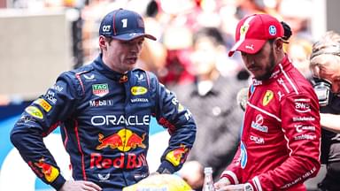 VERSTAPPEN Max (ned), Red Bull Racing RB21, portrait and HAMILTON Lewis (gbr), Scuderia Ferrari SF-25, portrait during the Formula 1 Heineken Chinese Grand Prix 2025