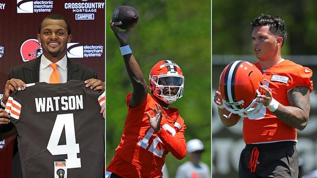 Deshaun Watson, Shedeur Sanders and Dillon Gabriel