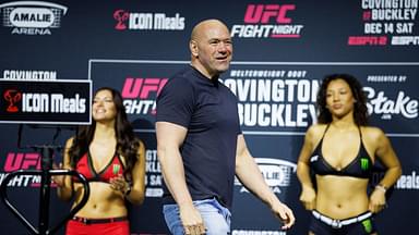 UFC CEO Dana White during weigh-ins for UFC Fight Night at Amalie Arena.