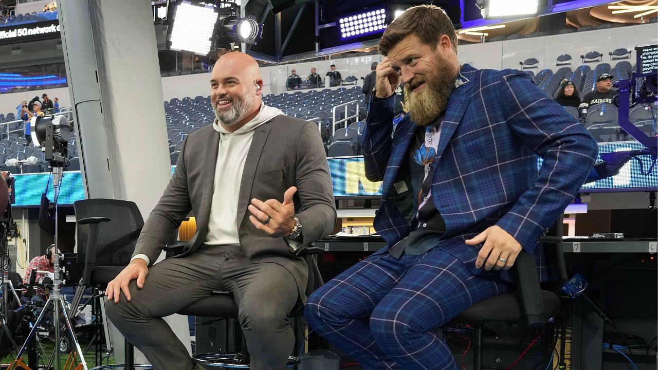 Andrew Whitworth and Ryan Fitzpatrick