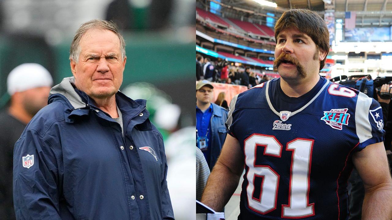 Bill Belichick and Stephen Neal