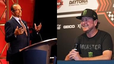 Kyle Petty and Kurt Busch