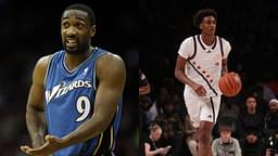 Gilbert Arenas (L) and Alijah Arenas (R)