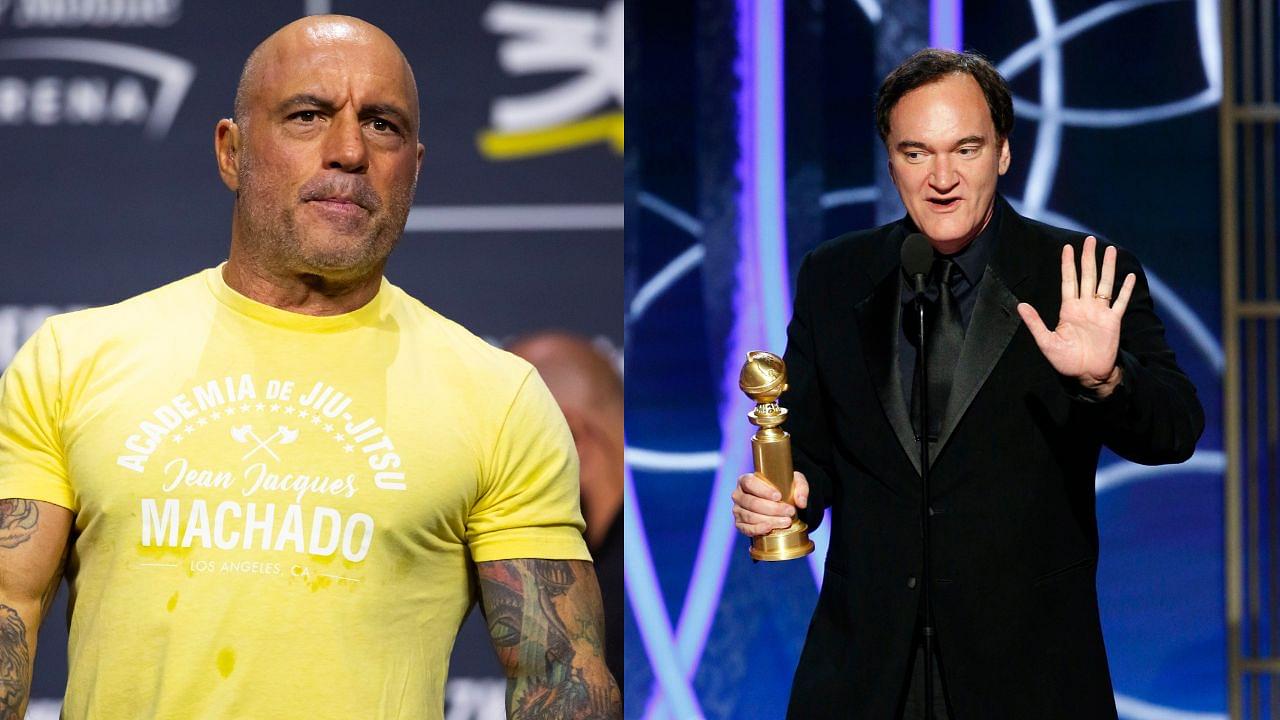 Joe Rogan (L), Quentin Tarantino (R)