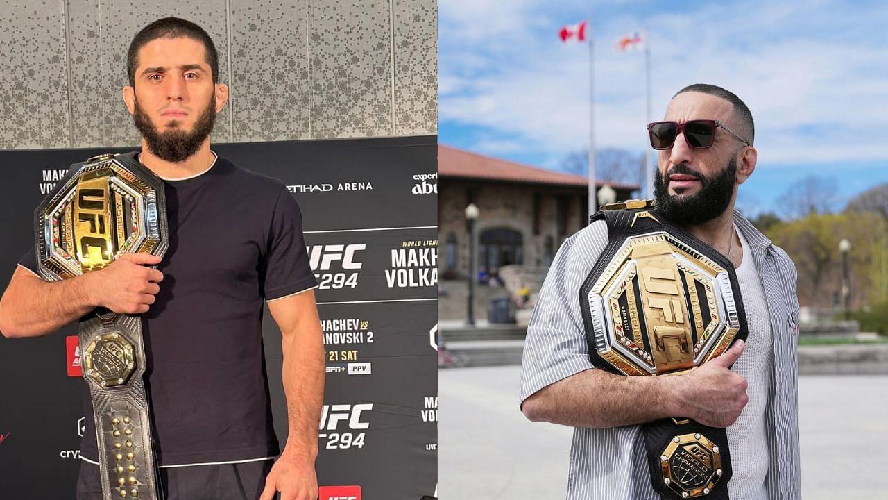 Islam Makhachev (L), Belal Muhammad (R)