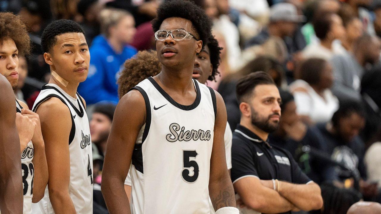 Bryce James, younger son of LeBron James