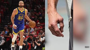 Steph Curry thumb, Warriors v Rockets