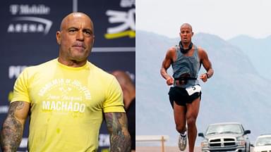 Joe Rogan (L), David Goggins (R)