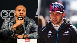 Ciryl Gane (L) and Esteban Ocon (R)