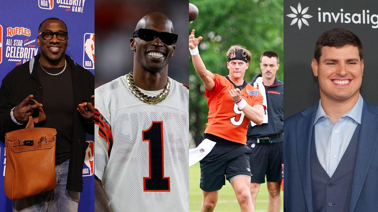 Shannon Sharpe, Chad Johnson, Joe Burrow, and Trey Hendrickson