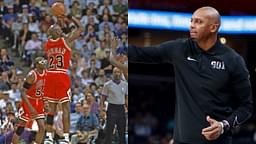 Michael Jordan (L), Penny Hardaway (R)