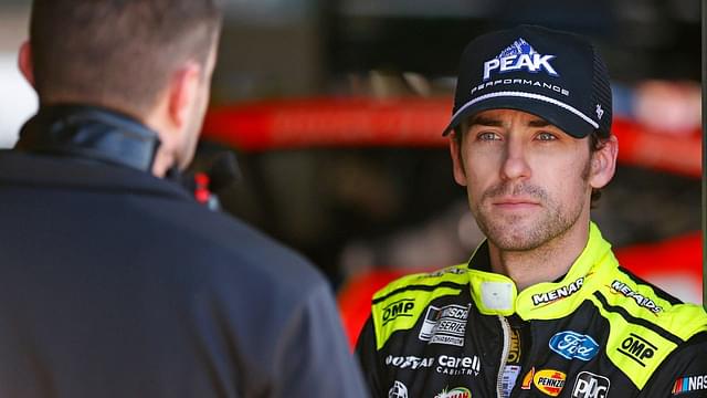NASCAR Cup Series driver Ryan Blaney (12) during practice for the Daytona 500 at Daytona International Speedway.