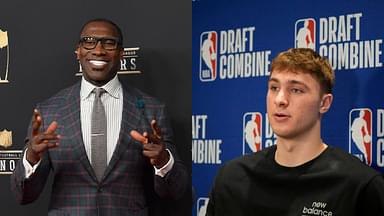 Shannon Sharpe (L), Cooper Flagg (R)