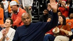 Charles Barkley waving to crowd