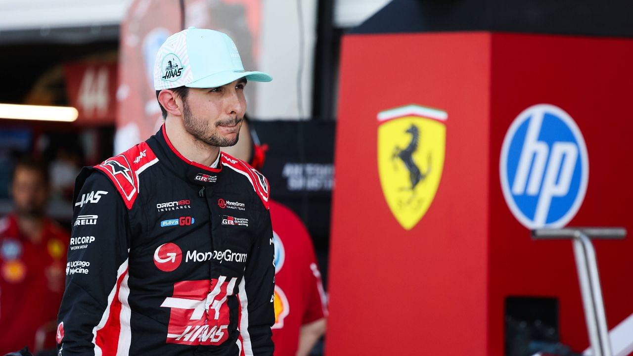 OCON Esteban (fra), Haas F1 Team VF-25, portrait Scuderia Ferrari illustration during the Formula 1 Crypto.com Miami Grand Prix 2025, 6th round of the 2025 FIA Formula One World Championship, WM, Weltmeisterschaft from May 2 to 4, 2025 on the Miami International Autodrome, in Miami Gardens, Florida, United States of America
