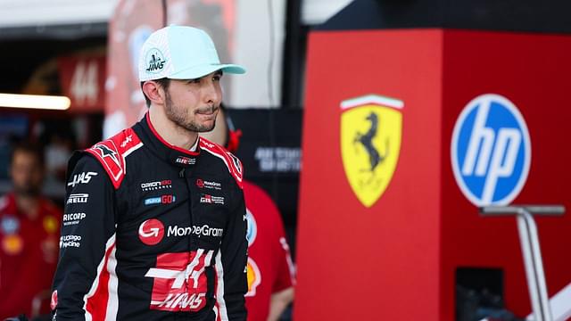 OCON Esteban (fra), Haas F1 Team VF-25, portrait Scuderia Ferrari illustration during the Formula 1 Crypto.com Miami Grand Prix 2025, 6th round of the 2025 FIA Formula One World Championship, WM, Weltmeisterschaft from May 2 to 4, 2025 on the Miami International Autodrome, in Miami Gardens, Florida, United States of America