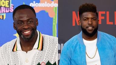 Draymond Green (L) and Emanuel Acho (R)
