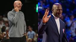 Jason Kidd (L), Michael Jordan (R)