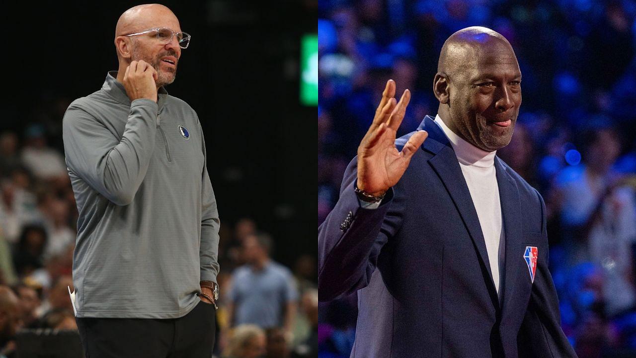Jason Kidd (L), Michael Jordan (R)