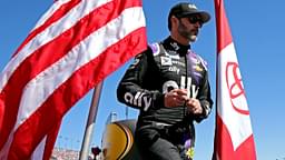 NASCAR Cup Series driver Jimmie Johnson (48) before the Pennzoil 400 presented by Jiffy Lube at Las Vegas Motor Speedway.