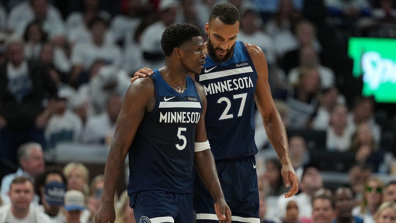 Anthony Edwards and Rudy Gobert, Minnesota Timberwolves