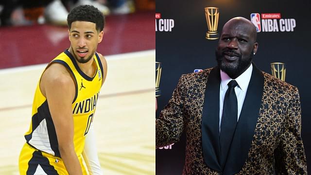 Tyrese Haliburton and Shaquille O'Neal