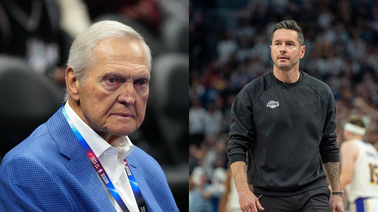 Jerry West (L), JJ Redick (R)