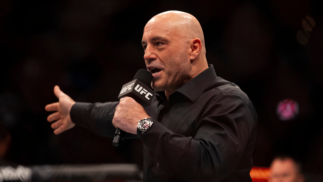 UFC host Joe Rogan during UFC 274 at Footprint Center