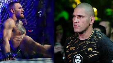 Conor McGregor (L), Alex Pereira (R)