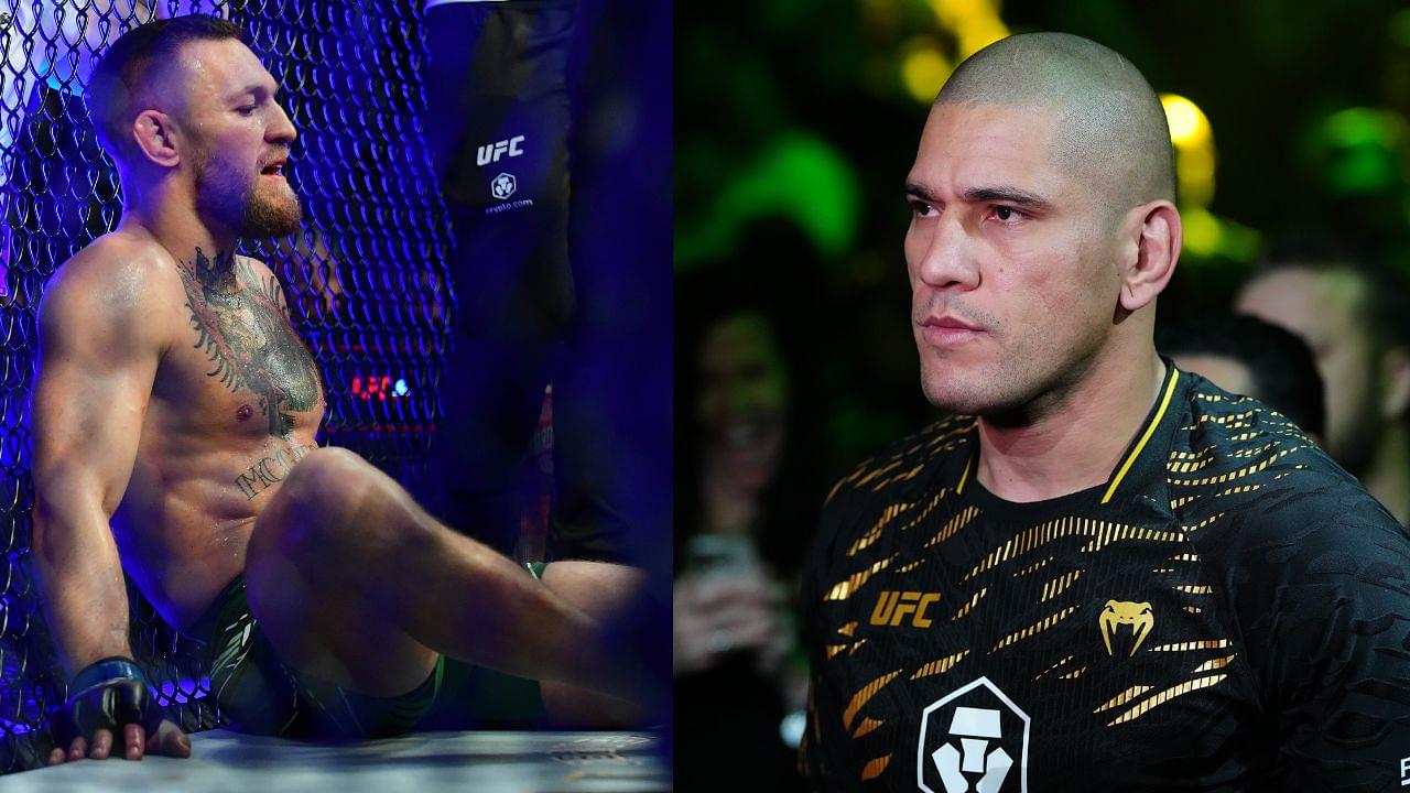 Conor McGregor (L), Alex Pereira (R)