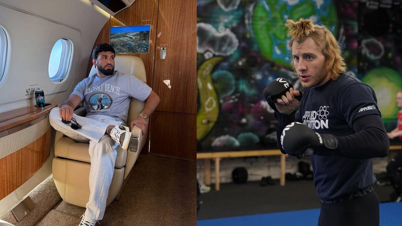 Arman Tsarukyan (L), Paddy Pimblett (R)