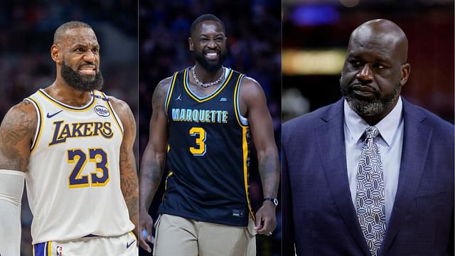 LeBron James, Dwyane Wade, Shaquille O'Neal