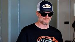 NASCAR team owner Dale Earnhardt Jr. during practice for the Daytona 500 at Daytona International Speedway.