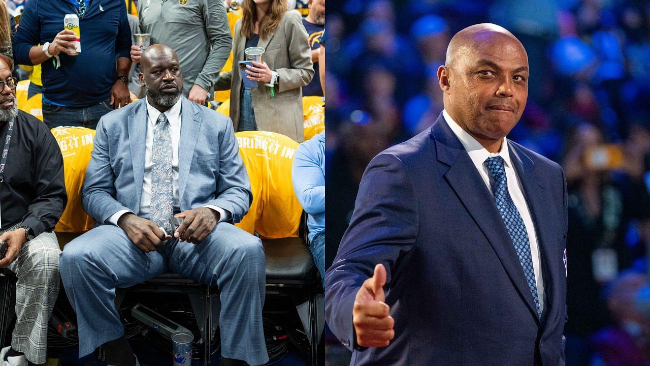 Shaquille O'Neal (L), Charles Barkley (R)