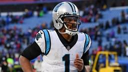 Carolina Panthers quarterback Cam Newton (1) following the game against the Buffalo Bills at Highmark Stadium.