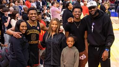 LeBron James family