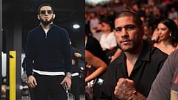 Islam Makhachev (L), Alex Pereira (R)