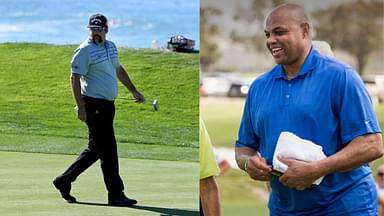 Andres Gonzalez (L) and Charles Barkley (R)