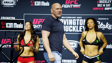 UFC CEO Dana White during weigh-ins for UFC Fight Night at Amalie Arena.