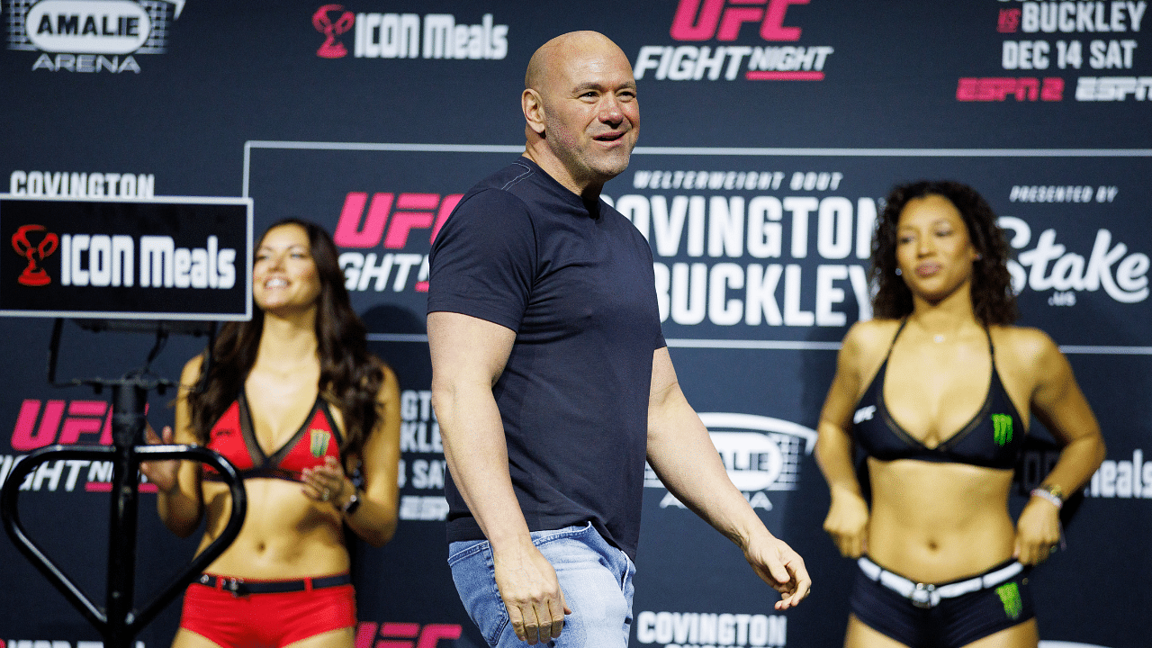 UFC CEO Dana White during weigh-ins for UFC Fight Night at Amalie Arena.