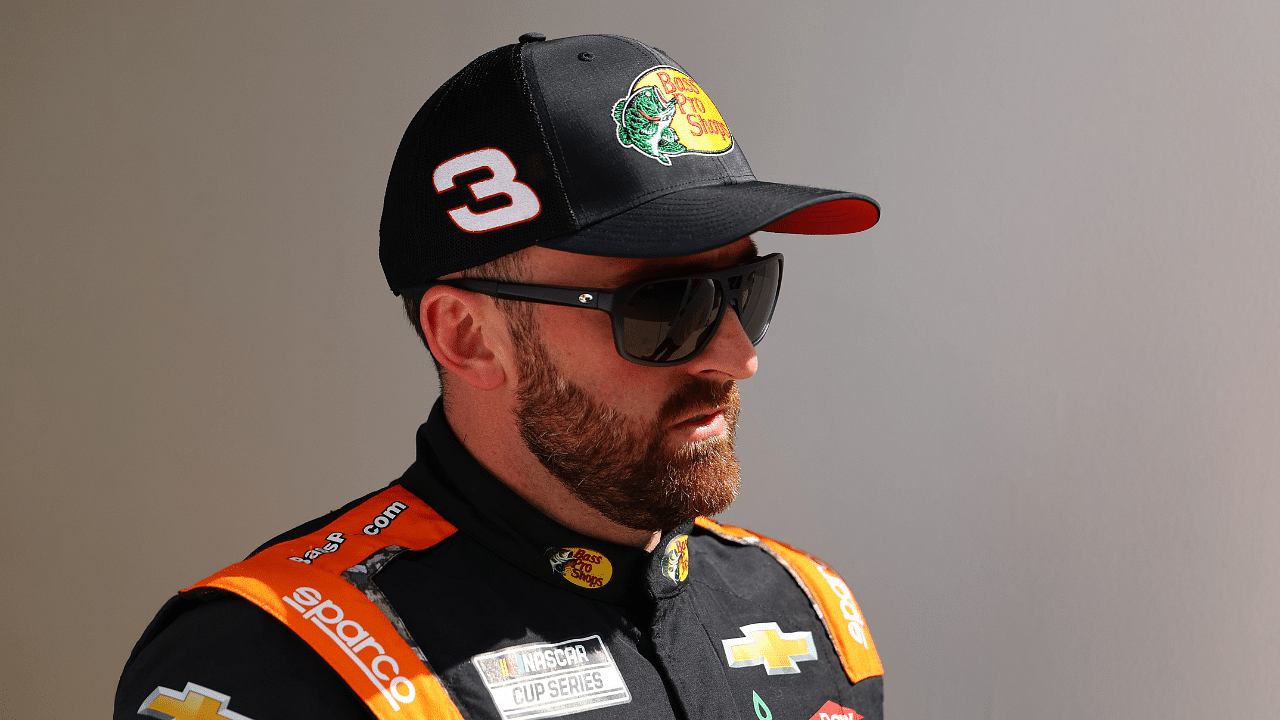 NASCAR Cup Series driver Austin Dillon (3) walks to the drivers meeting before the Daytona 500 at Daytona International Speedway.
