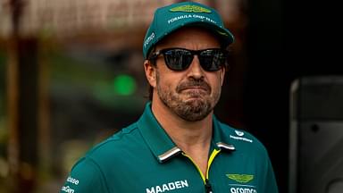 Fernando Alonso, racing for the Aston Martin F1 team during the 2025 Formula 1 Saudi Arabian Grand Prix at the Jeddah Corniche Circuit