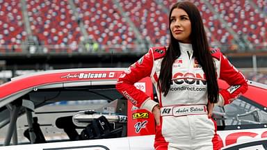 ARCA Series driver Amber Balcaen (22) before the ARCA Series General Tire 200 at Talladega Superspeedway.