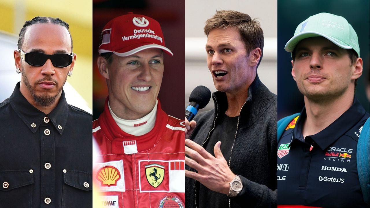 Lewis Hamilton, Michael Schumacher, Tom Brady, Max Verstappen