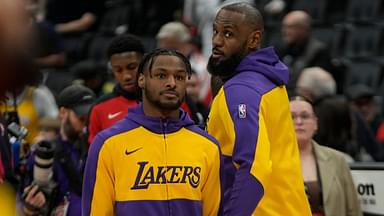 LeBron and Bronny James, LA Lakers